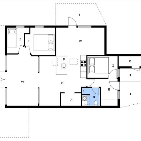 度假居 812-harboore-vejlby-klit-303 *